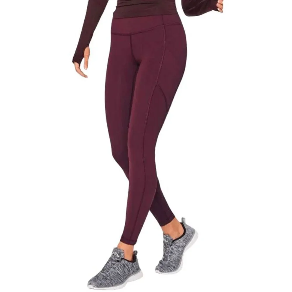 LULULEMON ATHLETICA Speed Up Tight V (28') In Garnet Size 6